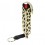 Pepper Spray with Yellow Cheetah Style Leatherette Holster
